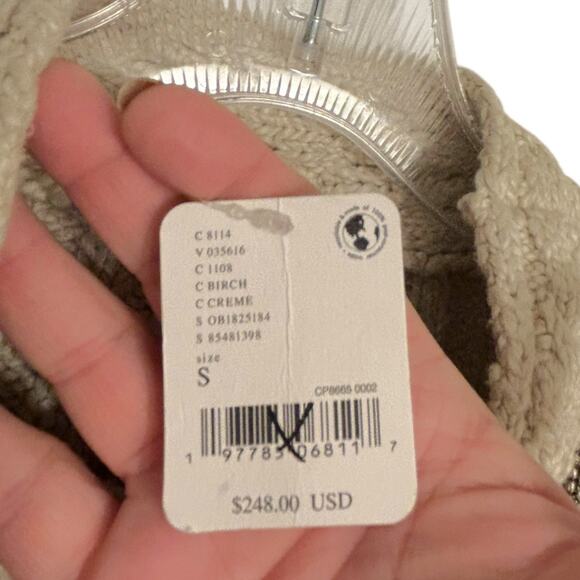 Free People Icicle Embellished Sweater Women’s S Mock Neck Rhinestone NEW - Picture 5 of 7